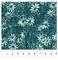 Banyan 80994-64 - PEARLS - Mid-Century Daisy - Dark Teal 45" Fabric Per Yard